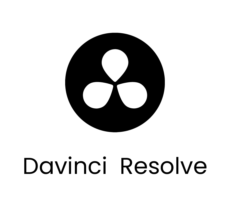 Logo du logiciel Davinci Resolve - Nicolas Montis Designer UI/UX à Bordeaux