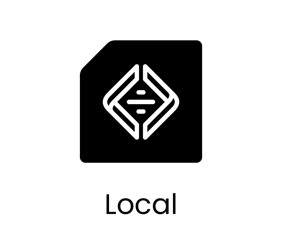 Logo de Local pour le développement WordPress - Nicolas Montis Designer UI/UX à Bordeaux