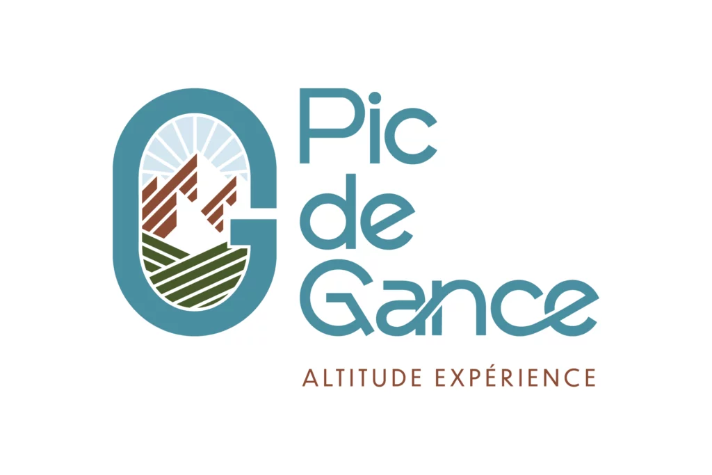 Logo couleur de Pic de Gance sur fond blanc