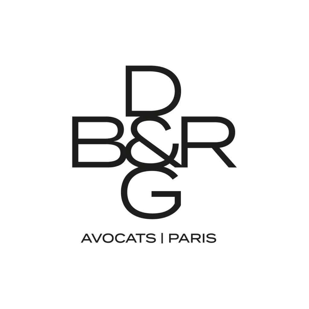 Logo BDRG en noir sur fond blanc, design réalisé par Nicolas Montis, designer UI/UX à Bordeaux